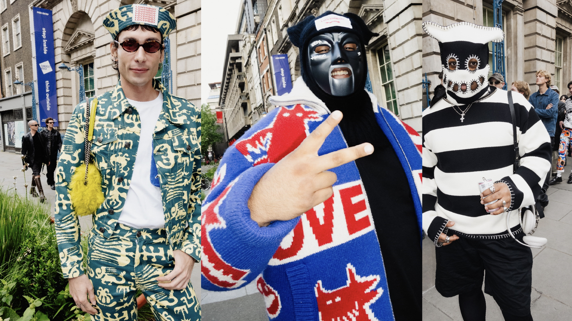 London street style: Charles Jeffrey stans pledged allegiance to